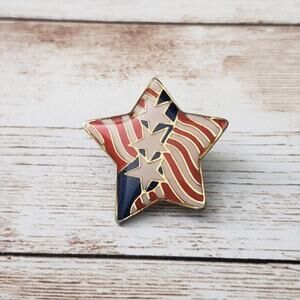 Vintage Brooch / Pin Star Shaped